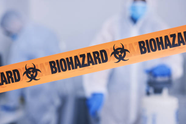 Professional Blood Cleanup technician working in Westville, IL